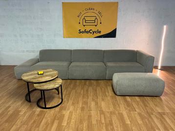 SofaCycle - Grote moderne Juntoo zetel met poef beschikbaar voor biedingen