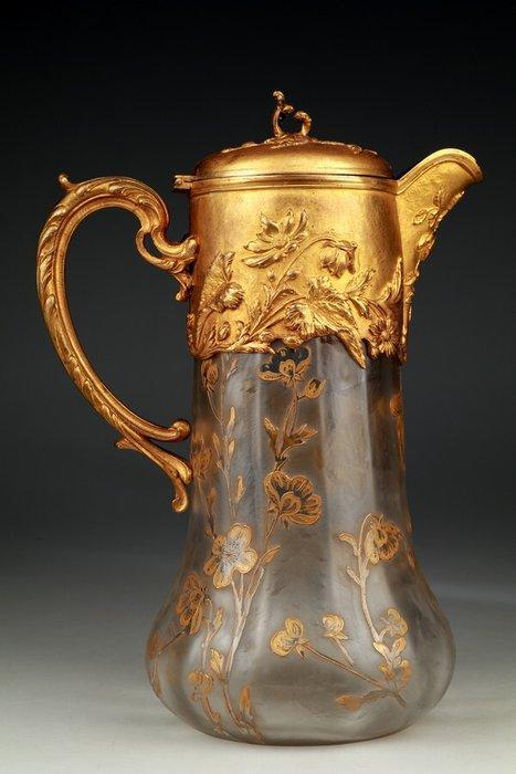 Victor Saglier - Karaf - Verguld, Antiek en Kunst, Antiek | Meubels | Stoelen en Sofa's