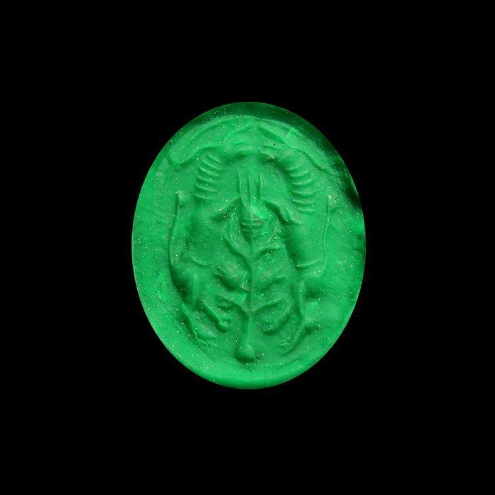 Égyptien ancien, phénicien Stéatite Sceau de Scarabée, Antiek en Kunst, Antiek | Overige Antiek