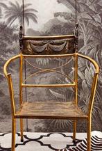 Chaise de salle à manger (4) - métal, poussière - 4, Regency, Maison & Meubles