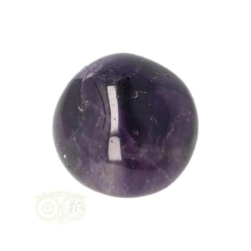Amethist geronde handsteen Nr 69 - 28 gram, Handtassen en Accessoires, Edelstenen, Nieuw, Verzenden