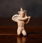 Oud-Griekenland Putti figuurtje in terracotta - 7 cm