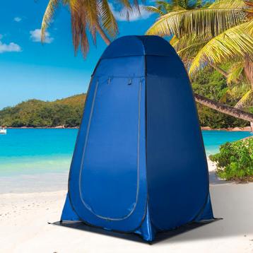 Tent - Draagbare douche/toilet - Mobiele kleedkamer - Blauw beschikbaar voor biedingen