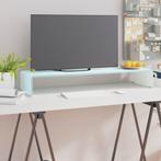 vidaXL Tv-meubel/monitorverhoger 90x30x13 cm glas groen, Verzenden