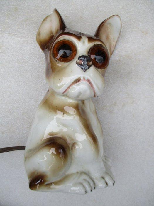 Lampe - Brûle parfum Art Déco. Chien, porcelaine allemande, Antiek en Kunst, Kunst | Designobjecten