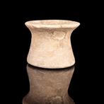 Oud-Egyptisch Alabaster cosmetische pot (Kohl Pot) (Zonder