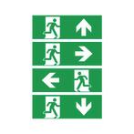 Led Pro-Portal Nooduitgang Sticker Set - 40010044, Verzenden, Nieuw