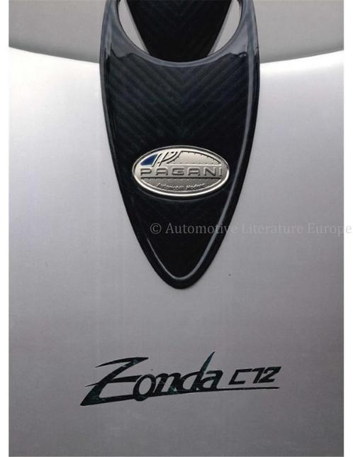 1999 PAGANI ZONDA C12 S PERS BROCHURE ENGELS, Boeken, Auto's | Folders en Tijdschriften