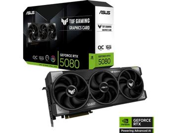 ASUS TUF Gaming NVIDIA GeForce RTX 5080 O16G - Videokaart -, Verzenden