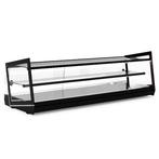 Neutrale Vitrine | KUBE | Zwart | 2 Niveaus |, Verzenden, Nieuw in verpakking