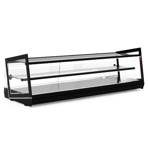 Neutrale Vitrine | KUBE | Zwart | 2 Niveaus |, Zakelijke goederen, Horeca | Keukenapparatuur, Nieuw in verpakking, Verzenden