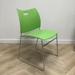 Casala Curvy stoel / stapelstoel,  groen, Huis en Inrichting, Gebruikt, Eén