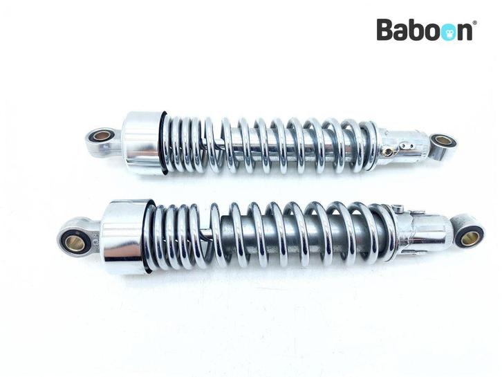 Achter Schokbreker Set Triumph Thruxton 900 2008-2011 EFI, Motoren, Onderdelen | Overige, Gebruikt, Verzenden