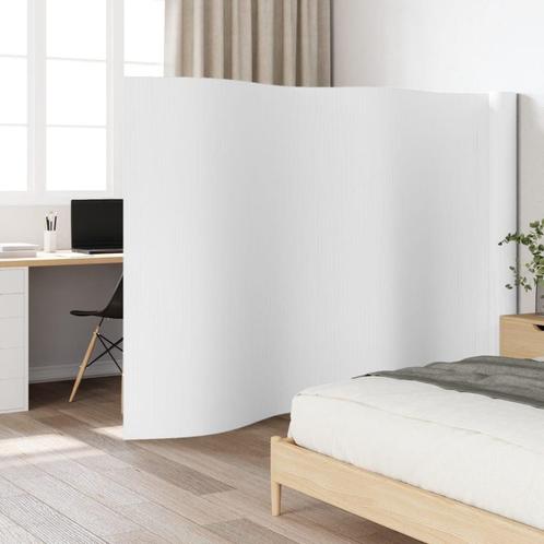 vidaXL Kamerscherm 165x800 cm bamboe wit, Huis en Inrichting, Woonaccessoires | Overige, Nieuw, Verzenden