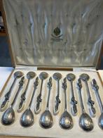 Set Case from Morozov - Theelepel - .875 (84 Zolotniki), Antiek en Kunst