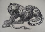 Paul Jouve (1878-1973) - Jaguar et serpent
