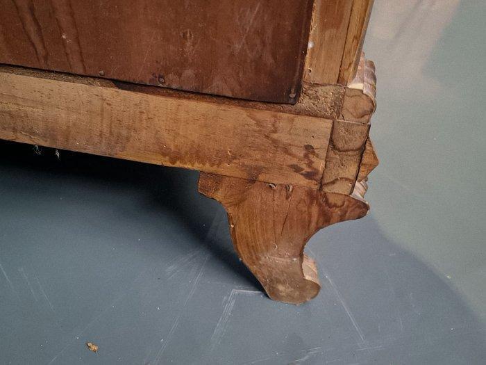 Credenza - Brons, Hout, Marmer, Antiek en Kunst, Antiek | Overige Antiek