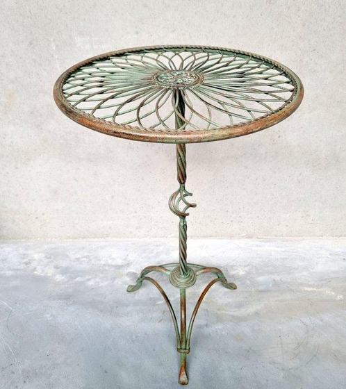 Bijzettafel - IJzer, Antiek en Kunst, Kunst | Designobjecten