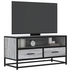 vidaXL Meuble TV sonoma gris 80x34,5x40 cm bois, Verzenden, Neuf