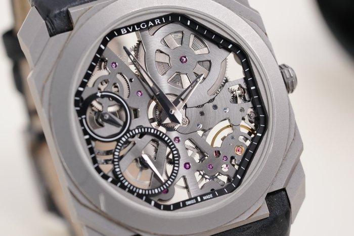 Bvlgari - Octo Finissimo Skeleton - 102714 BGO40TLXTSK -, Handtassen en Accessoires, Horloges | Heren