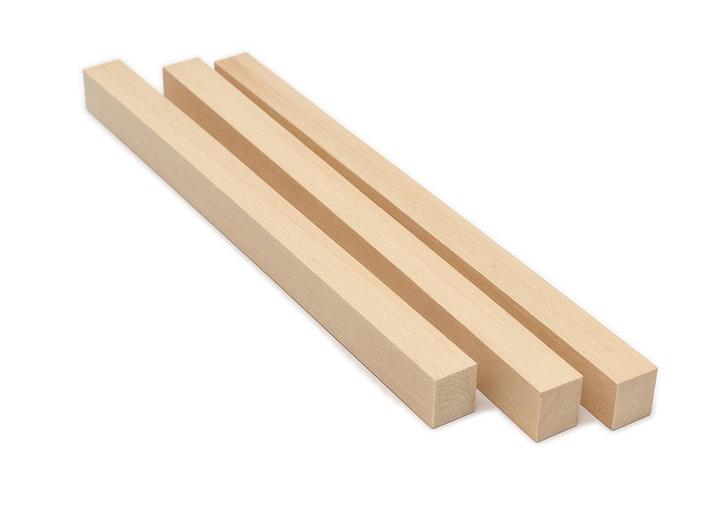 Netjes geschaafd blok/stok lindehout (2.5x2.5x40 cm, om te, Doe-het-zelf en Bouw, Gereedschap | Overige machines, Nieuw, Verzenden