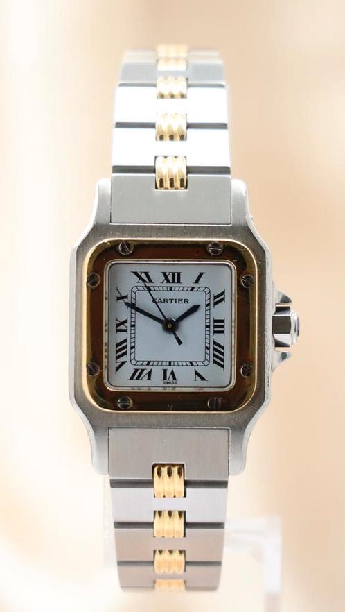 Cartier Santos 0902 uit 1990, Handtassen en Accessoires, Horloges | Dames, Verzenden