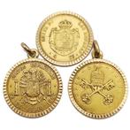 Kruishanger - 18 karaat Geel goud - Munten