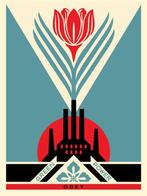 Shepard Fairey (OBEY) (1970) - Green Power Factory (Blue)