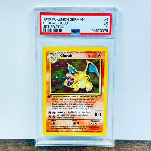 Pokémon Graded card - 1st Edition - Glurak / Charizard Holo, Hobby en Vrije tijd, Verzamelkaartspellen | Pokémon