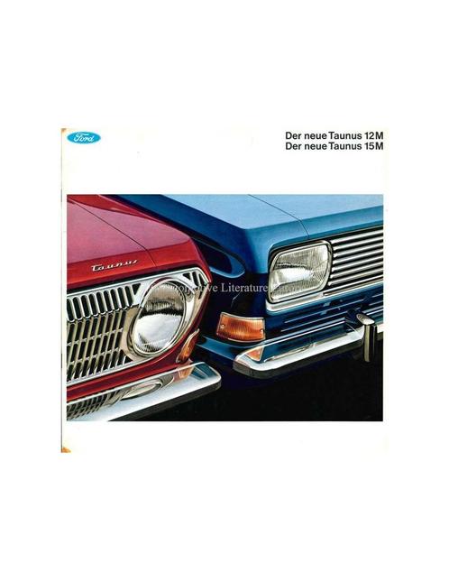 1967 FORD TAUNUS 12M / 15M BROCHURE DUITS, Boeken, Auto's | Folders en Tijdschriften, Ophalen of Verzenden