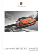 2007 PORSCHE 911 GT3 + RS HARDCOVER BROCHURE FRANS, Nieuw