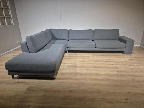 Rolf Benz Ego - Hoekbank - Grijs - Stof - Design -, Huis en Inrichting, Zetels | Zetels en Chaises Longues, 300 cm of meer, 150 cm of meer