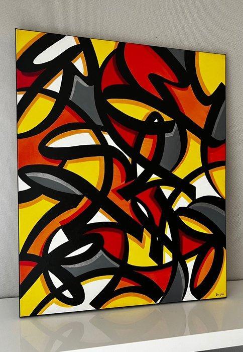 BELZAC(1984) - HOT PASSION, Antiek en Kunst, Kunst | Schilderijen | Modern