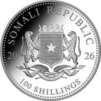 1 Troy Ounce - Zilver .999 - Elephant 2026 - 31,10 gram -