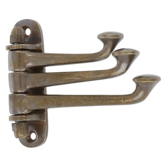 Kapstokhaak verstelbaar, brons antiek, Huis en Inrichting, Woonaccessoires | Kapstokken, Nieuw, Overige materialen