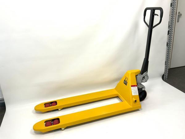 Veiling - Palletwagen 2500kg 1140mm geel, Doe-het-zelf en Bouw, Palletwagens en Pompwagens