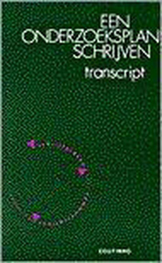 Een onderzoeksplan schrijven / Schrijfgidsen voor, Boeken, Studieboeken en Cursussen, Gelezen, Verzenden