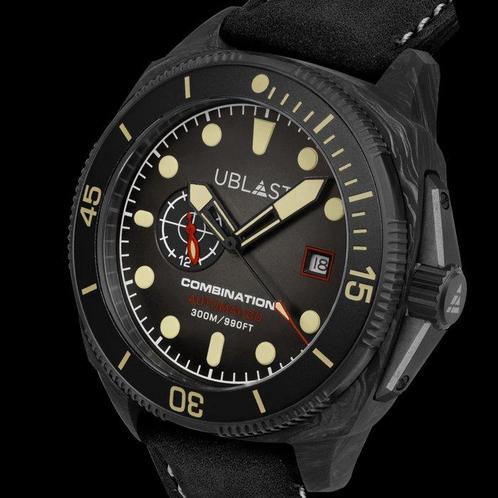 Ublast - Combination - Carbon & Titanium - UBCO42PBKK - Ltd, Handtassen en Accessoires, Horloges | Heren