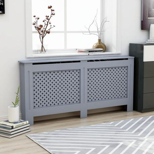vidaXL Radiatorombouw 172x19x81,5 cm MDF antraciet, Doe-het-zelf en Bouw, Verwarming en Radiatoren, Nieuw, Verzenden