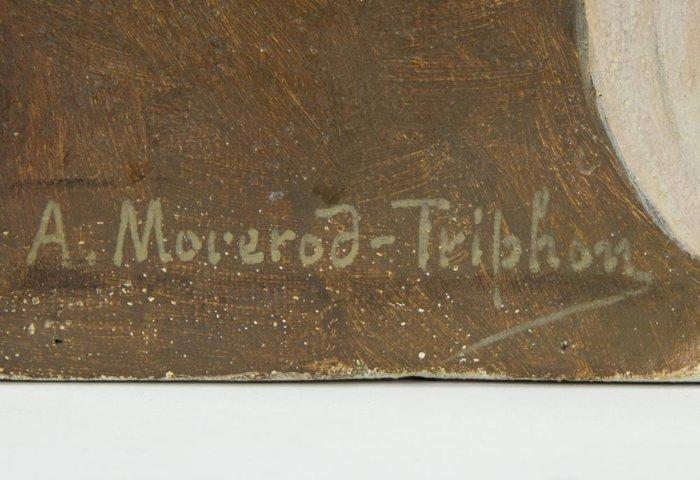 Henri Albert Morerod-Triphon (1871–1948) - Élégant portrait, Antiek en Kunst, Kunst | Schilderijen | Klassiek