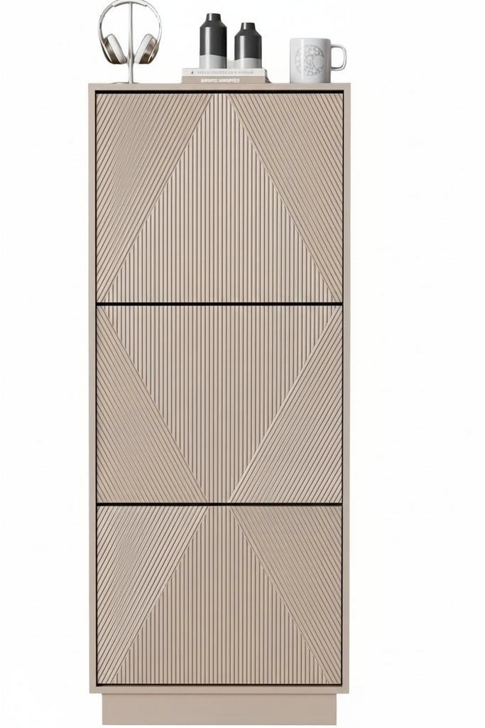 Schoenenkast - Schoenenrek - 50x24x131 cm - Moka - UEV, Huis en Inrichting, Kasten | Lockerkasten, Nieuw, Verzenden