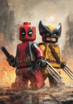 SDIMART - Deadpool & Wolverine - Spiderman & Venom Lego Art