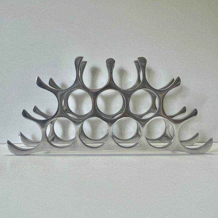 Wijnrek - Aluminium, Antiek en Kunst, Curiosa en Brocante