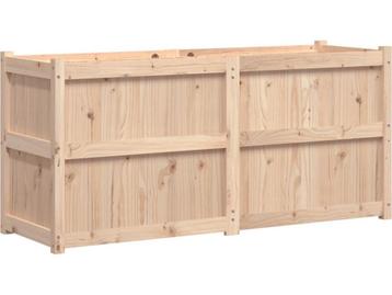 vidaXL - Plantenbak - 150x50x70 - cm - massief - grenenhout beschikbaar voor biedingen