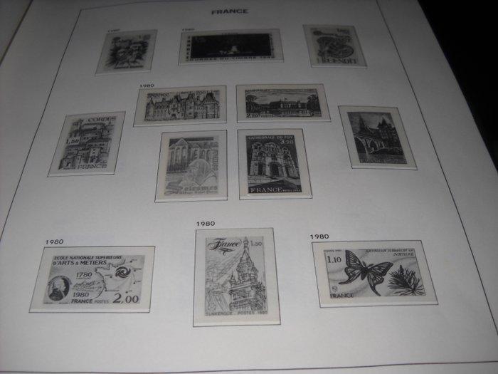 Frankrijk - Luxe album Davo van Frankrijk 1962 tot 1980,, Postzegels en Munten, Postzegels | Europa | Frankrijk