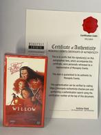 Willow - Sealed VHS Copy, signed by Warwick Davis (in small