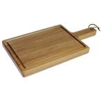 Snij-/Serveerplank | Acaciahout | Sapgeul | 420x230x25(h)mm, Verzenden, Nieuw in verpakking