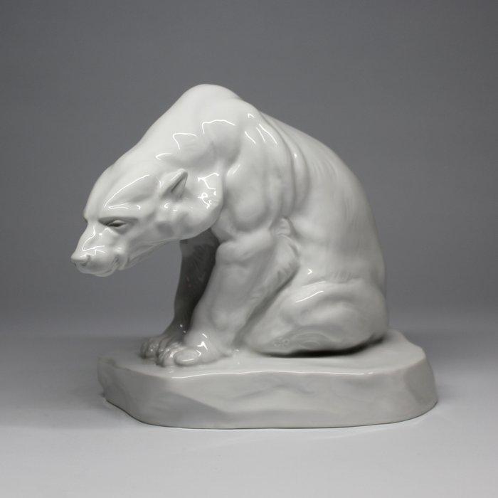 Herend - Béla Markup (1873–1945) - Beeldje, Art deco polar, Antiquités & Art, Antiquités | Verre & Cristal