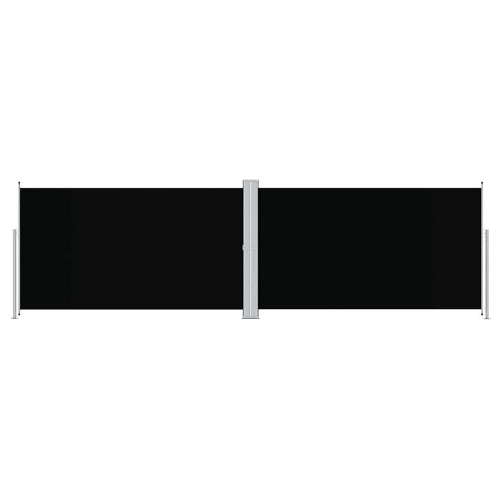 Uittrekbaar Scherm 180x600cm Zwart | OP = OP 65% (zijluifel), Tuin en Terras, Zonneschermen, 450 cm of meer, Nieuw, Screen, 150 tot 300 cm