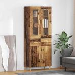 vidaXL Highboard met lade Oud Hout 69,5 x 34 x 180 cm, Huis en Inrichting, Verzenden, Nieuw